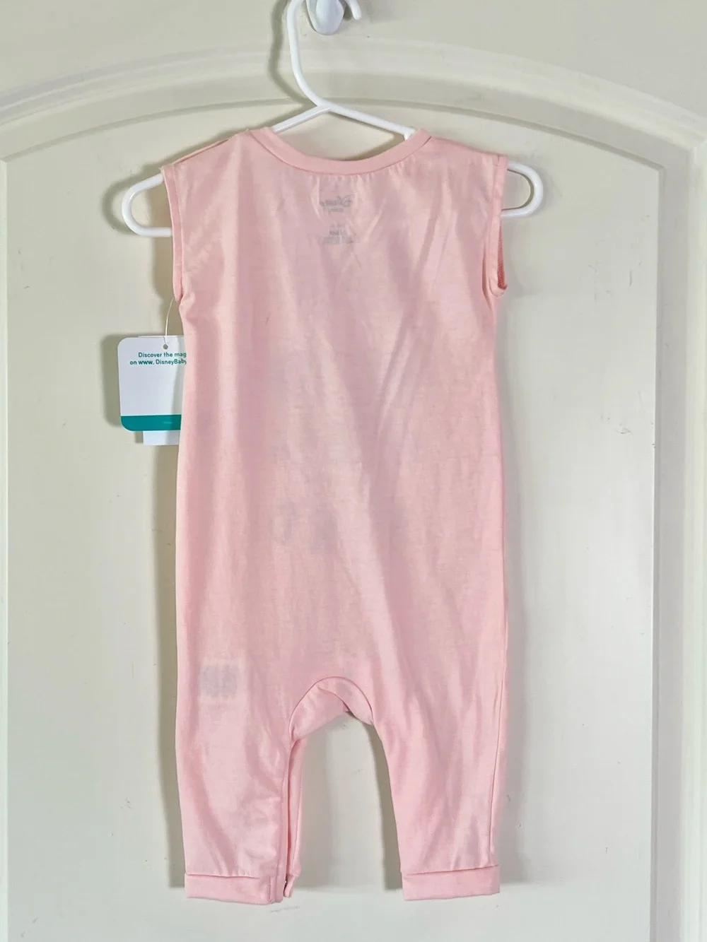 Disney Baby Minnie Mouse One Piece Romper Pink Gray NWT 3-6 Months